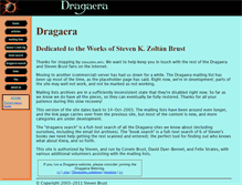 Tablet Screenshot of dragaera.info
